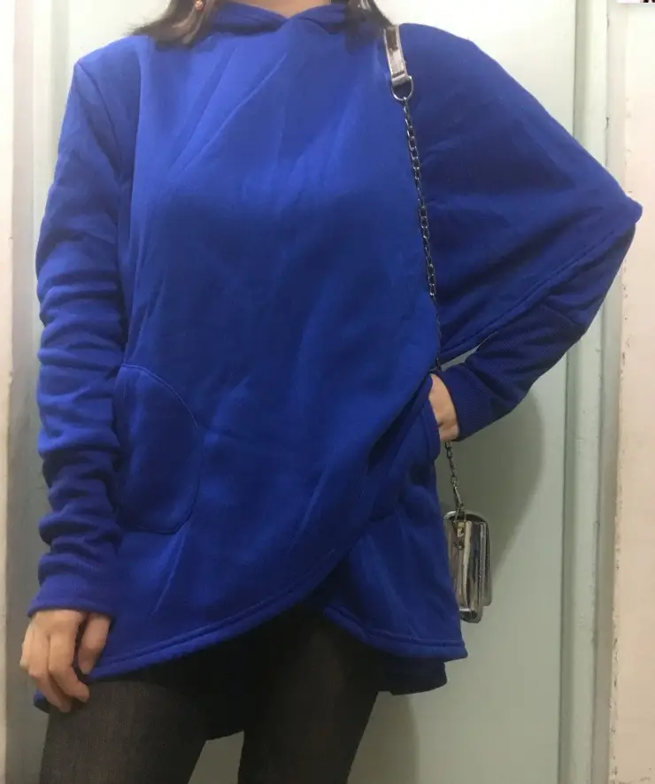 Women's Long Sleeve Hoodie Black 2023 — feature 4