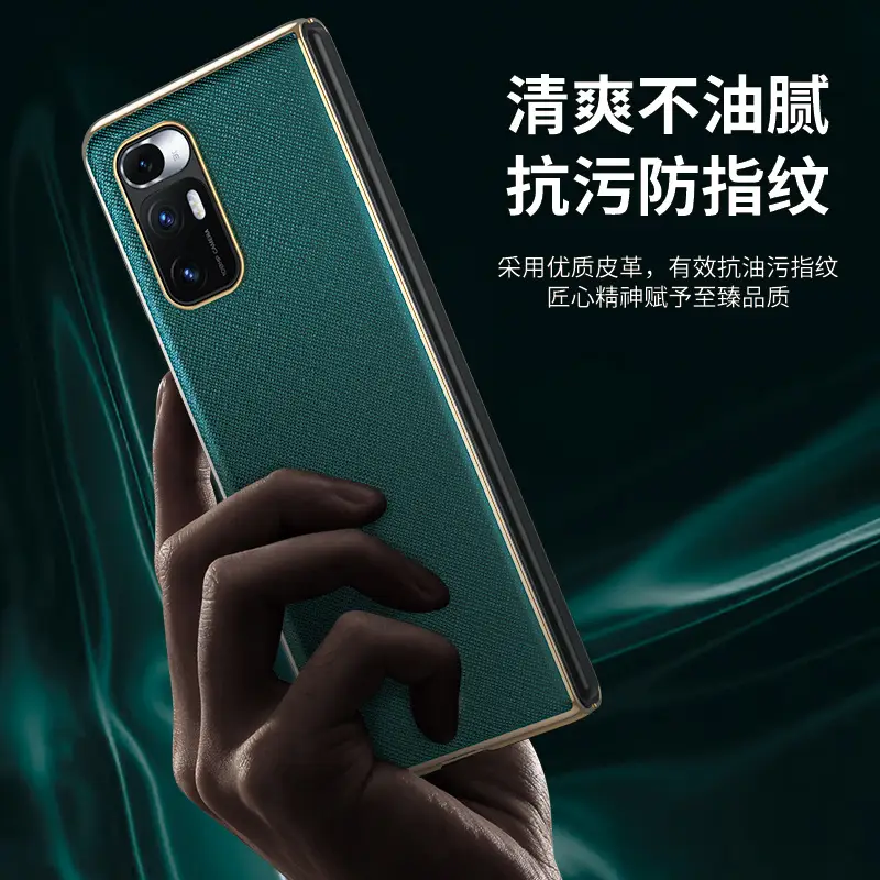 Xiaomi Mix Fold Phone Case Black Gold Flip Cover - Image 9