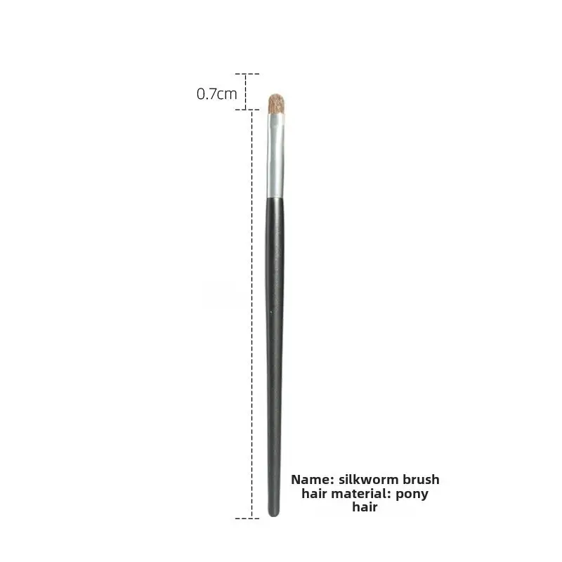 Oblique Eyebrow Brush 17cm Fiber Hair Makeup Tool - Image 5