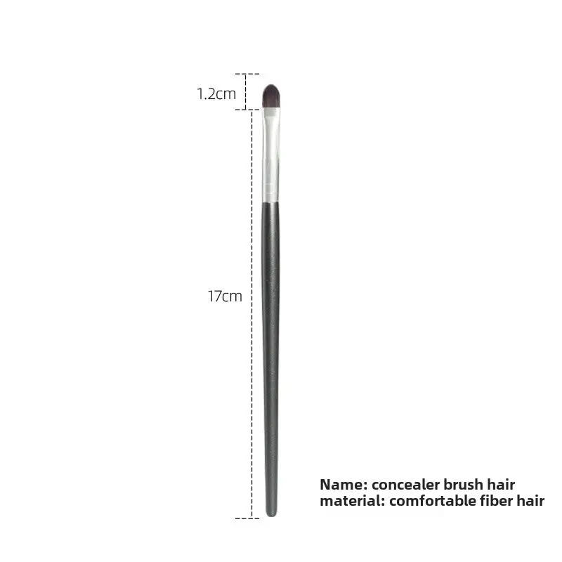 Oblique Eyebrow Brush 17cm Fiber Hair Makeup Tool - Image 7