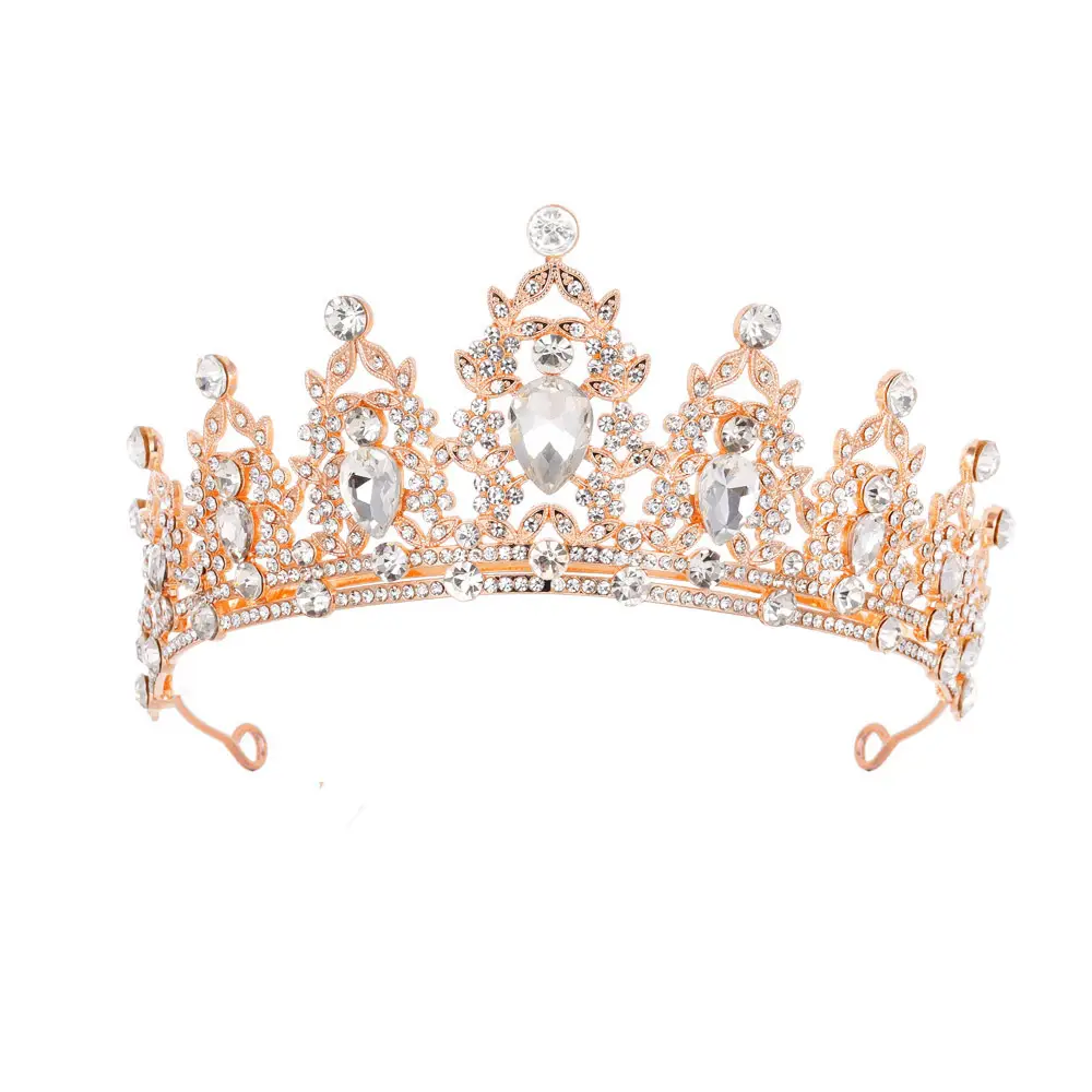 Noble Black Gemstone Sparkling Diamond Bridal Headdress — feature 17