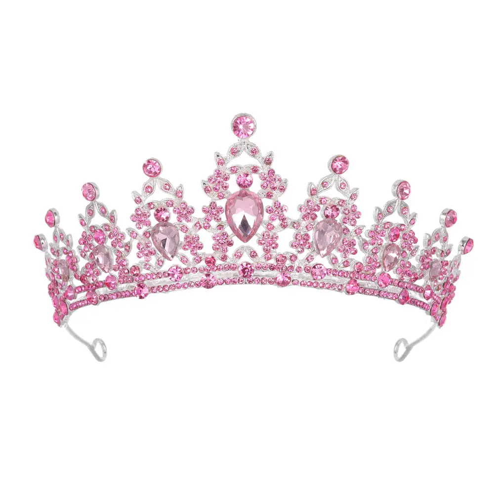 Noble Black Gemstone Sparkling Diamond Bridal Headdress — feature 19