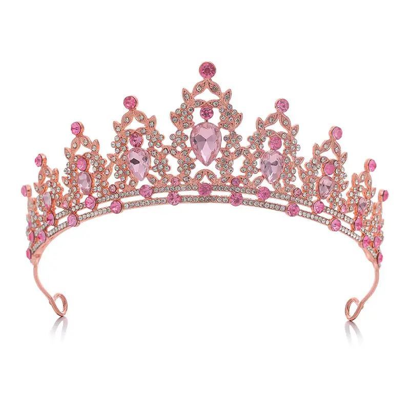 Noble Black Gemstone Sparkling Diamond Bridal Headdress - Image 23