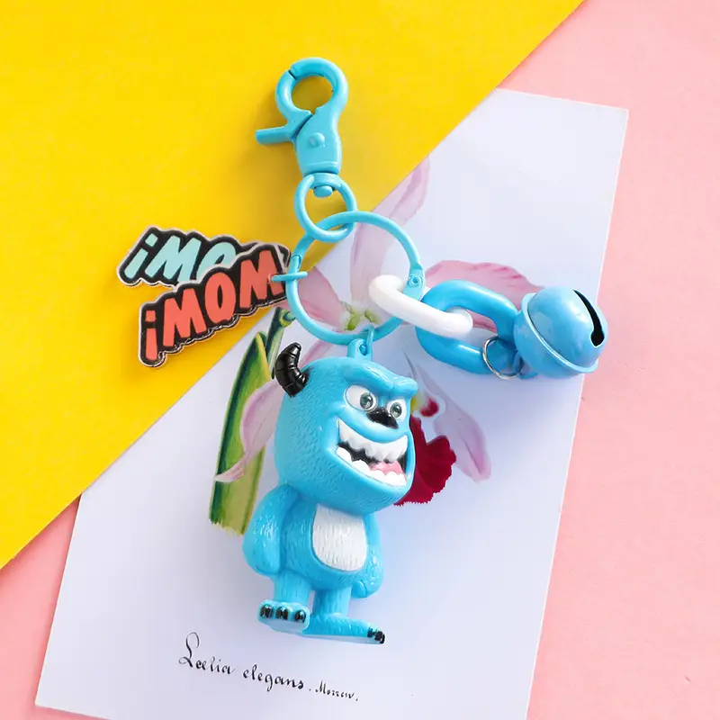 Toy Story Keychain Pendant Buzz Lightyear Woody Three-Eyed Alien Lotso Car Keychain Female Doll