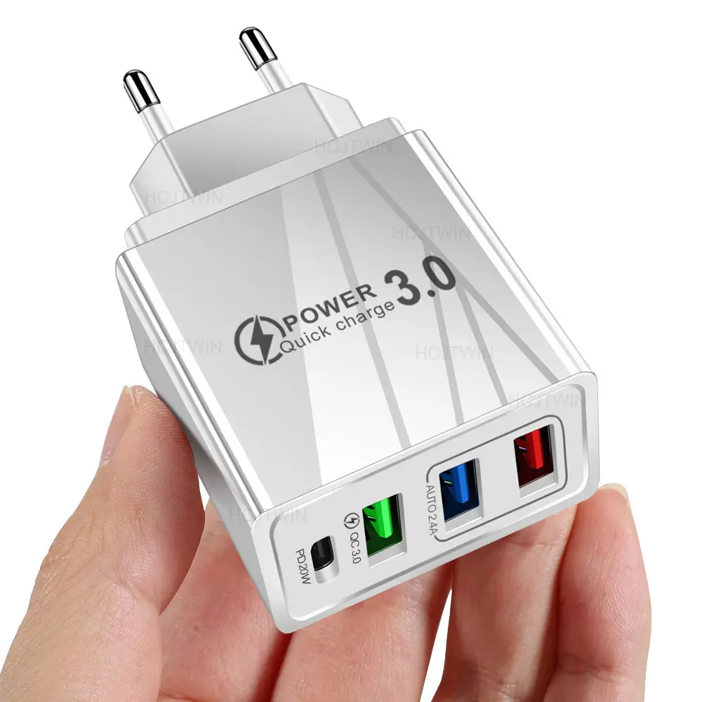 3.1A 3USB PD Mobile Charger Travel Adapter - Image 4