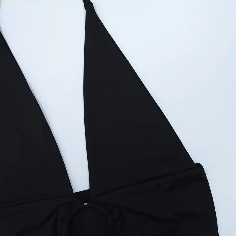 White Round Hook Crop Top for Women — feature 16