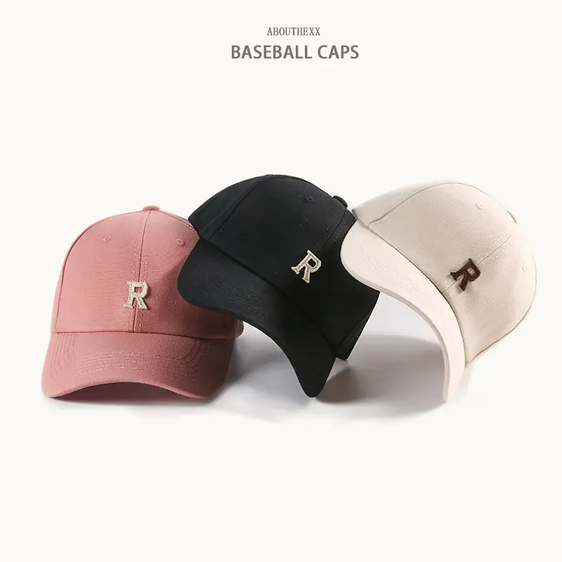 Women Maroon Baseball Cap with Embroidered R Logo