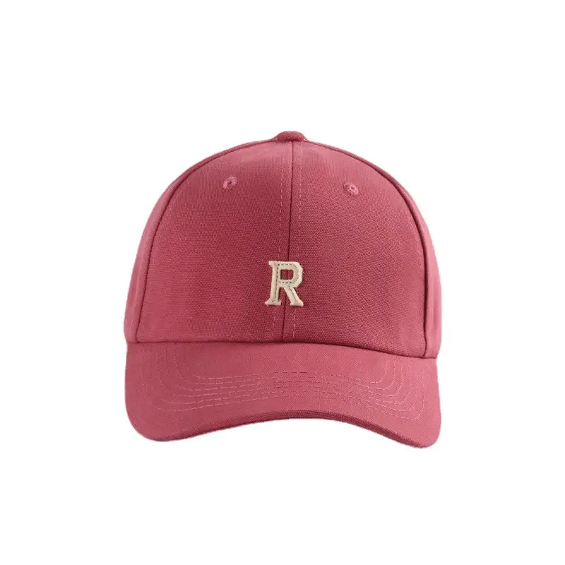 Women Maroon Baseball Cap with Embroidered R Logo