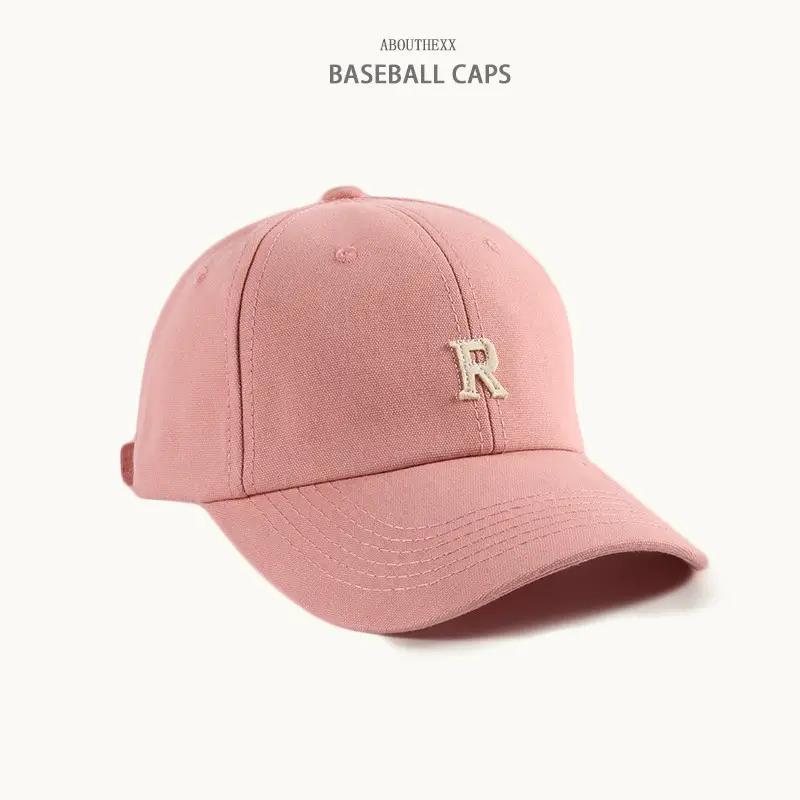 Women Maroon Baseball Cap with Embroidered R Logo