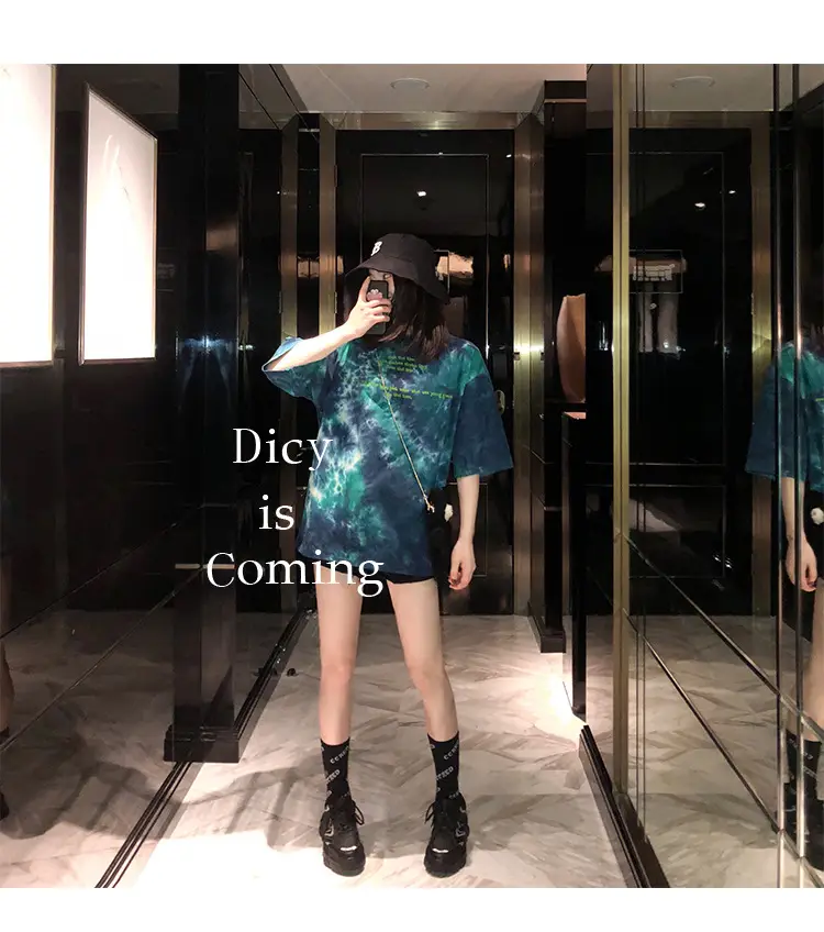 Women Tie-dye Short Sleeve T-Shirt Summer 2021 — feature 22