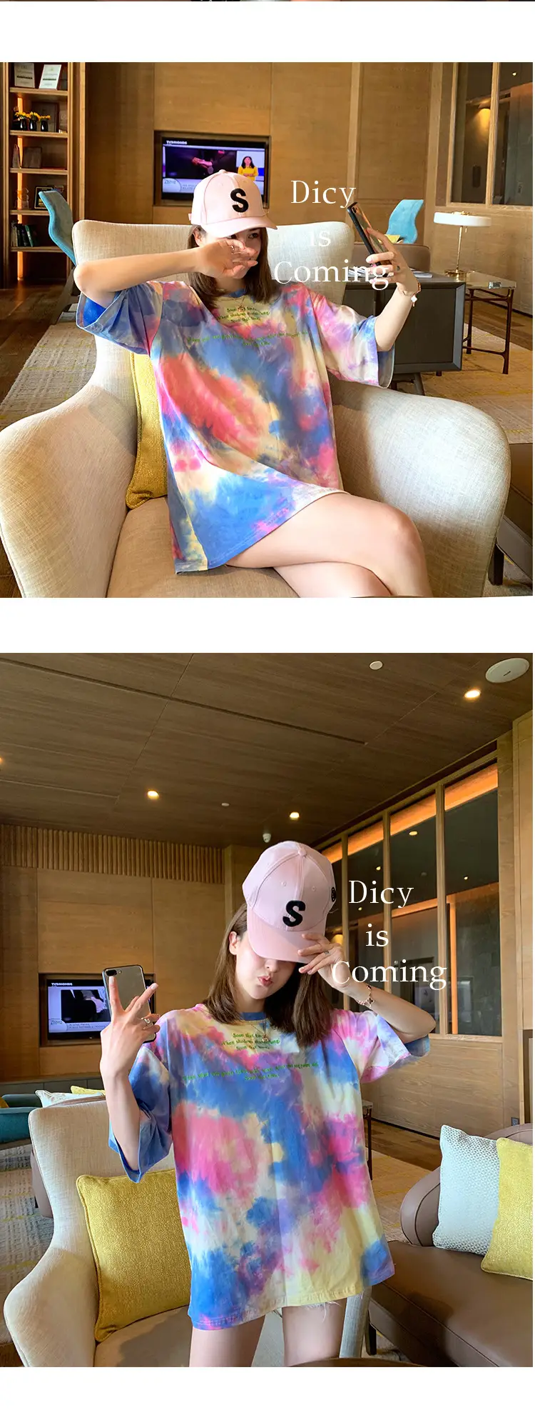 Women Tie-dye Short Sleeve T-Shirt Summer 2021 — feature 8