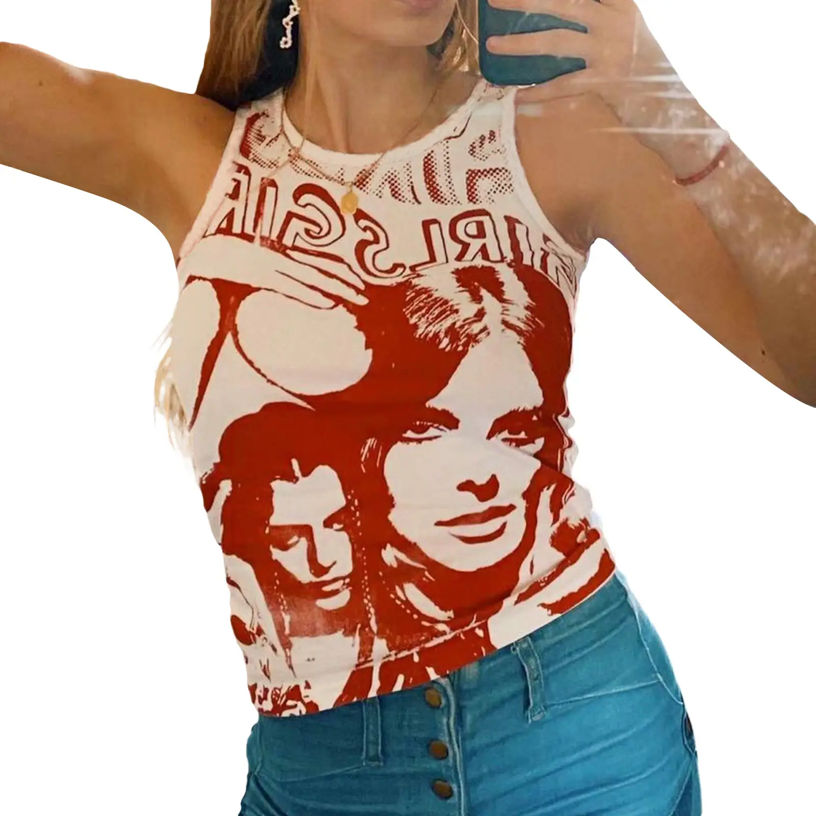 2024 Printed Slim Fit T-Shirt for Women