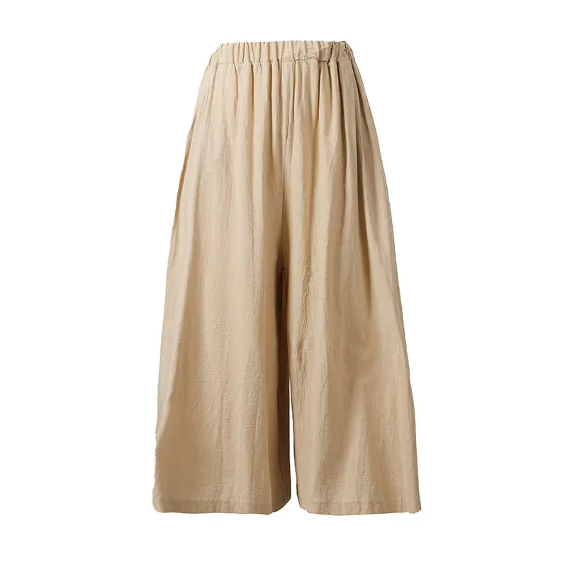 Lotte Cotton Wide Leg Pants Navy Blue 2021 - Image 2