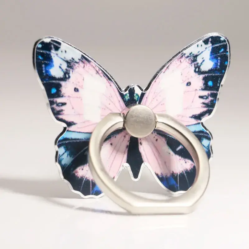 Butterfly Painted Mobile Phone Bracket Rings - Image 4