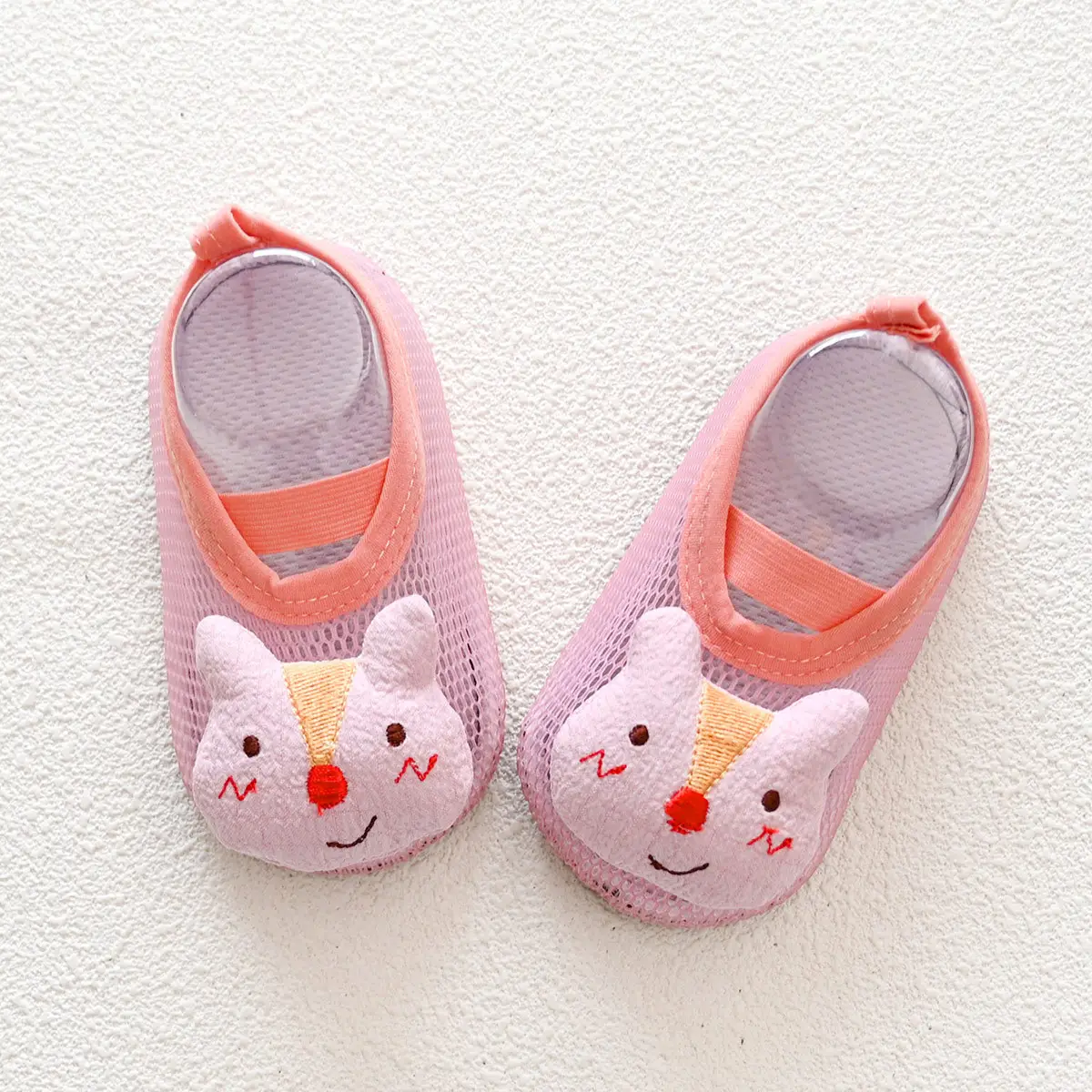 Baby Floor Socks Blue Pink 1-3Yrs Breathable - Image 3