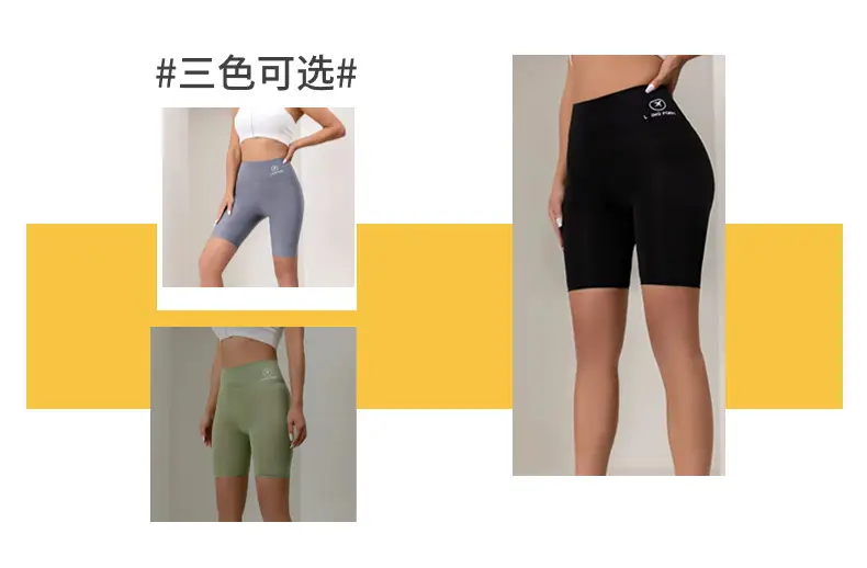 Black TK Stretch High Waist Yoga Leggings Women — feature 16