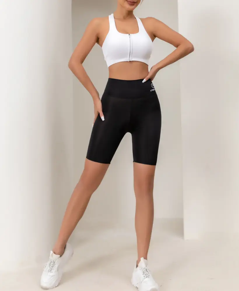 Black TK Stretch High Waist Yoga Leggings Women - Image 3