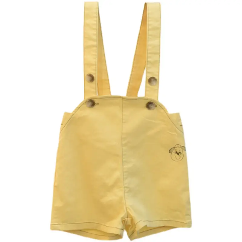 2026 Korean Boys Summer Striped T-Shirt Overalls Set
