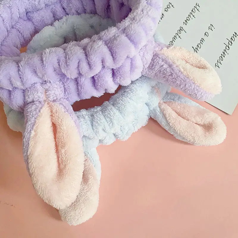 Cute Pink Rabbit Ear Headband for Girls - Image 12