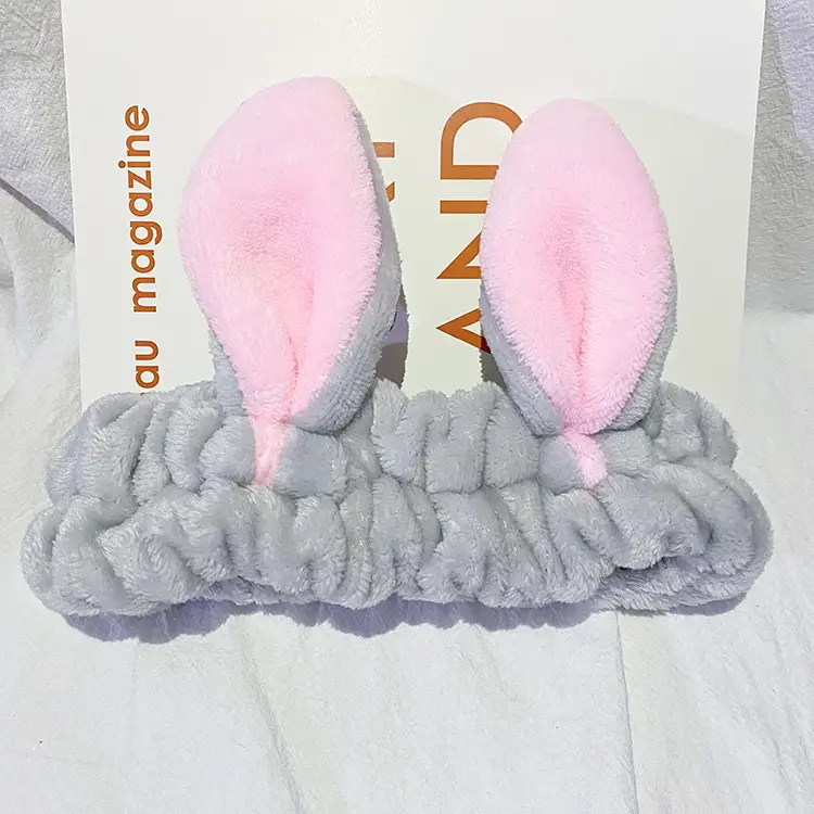 Cute Pink Rabbit Ear Headband for Girls - Image 6