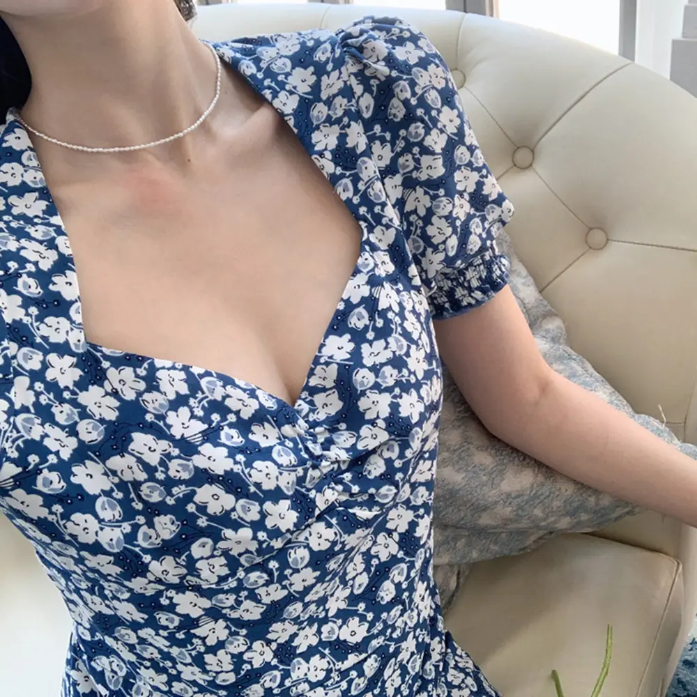 Chiffon Floral Dress Petite Women Summer 2021 — feature 2