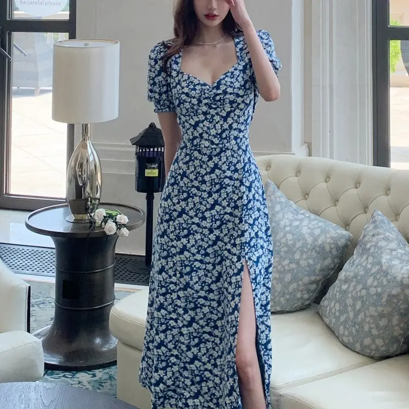 Chiffon Floral Dress Petite Women Summer 2021 — feature 5