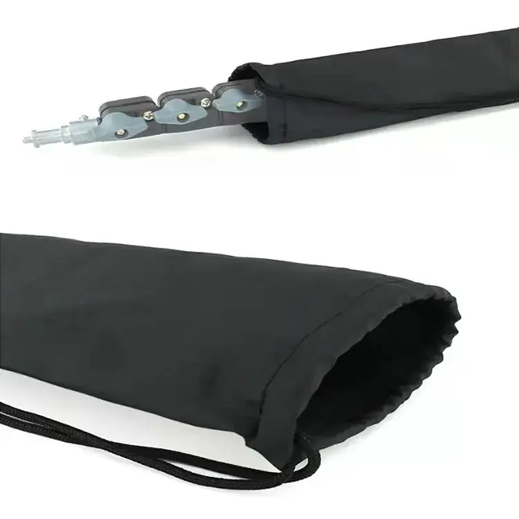 Black Drawstring Tripod Storage Bag for Photography Light Stand - Image 5