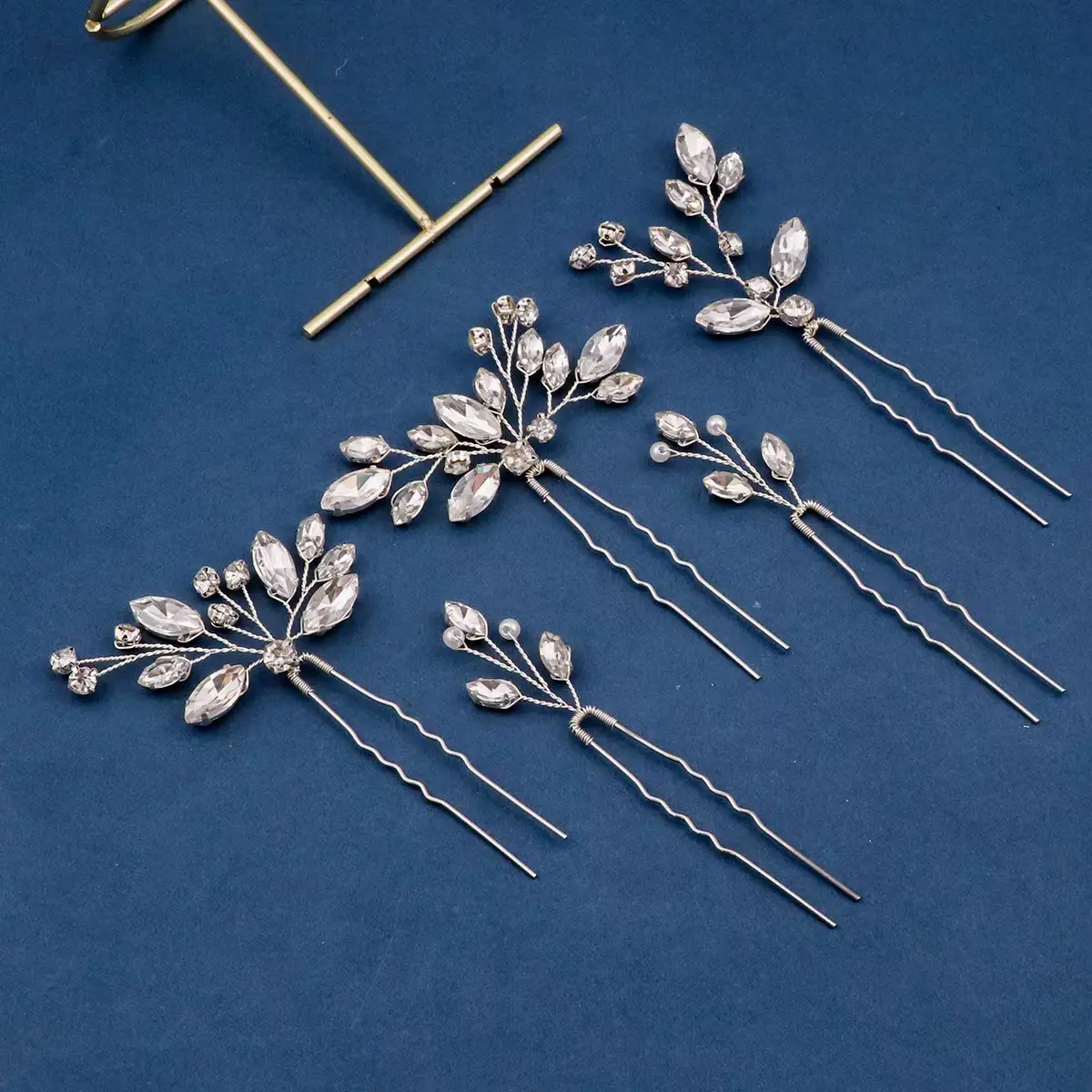 Five piece set of silver