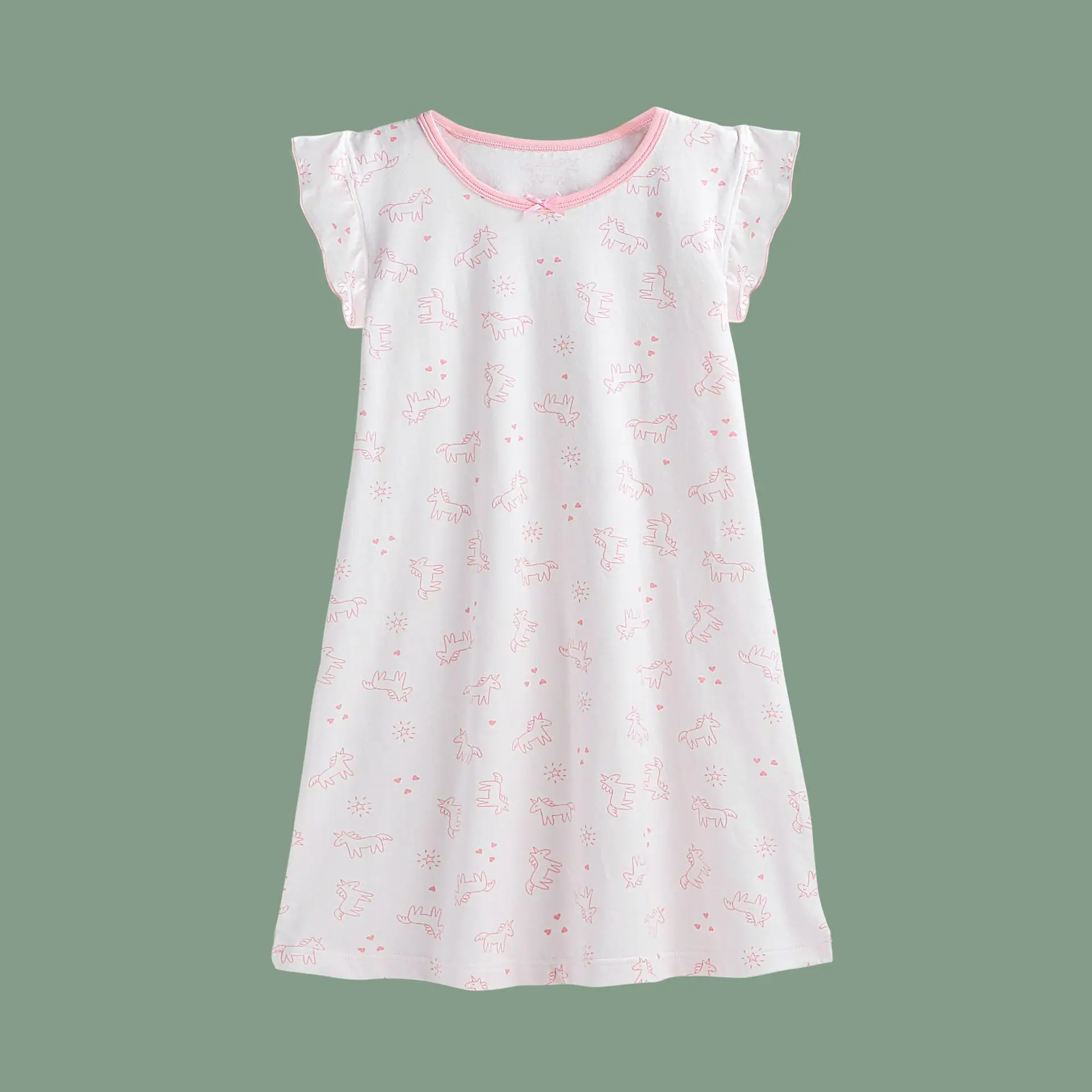 Girls' Striped Nightdress 2024 Summer Small Medium - Image 5