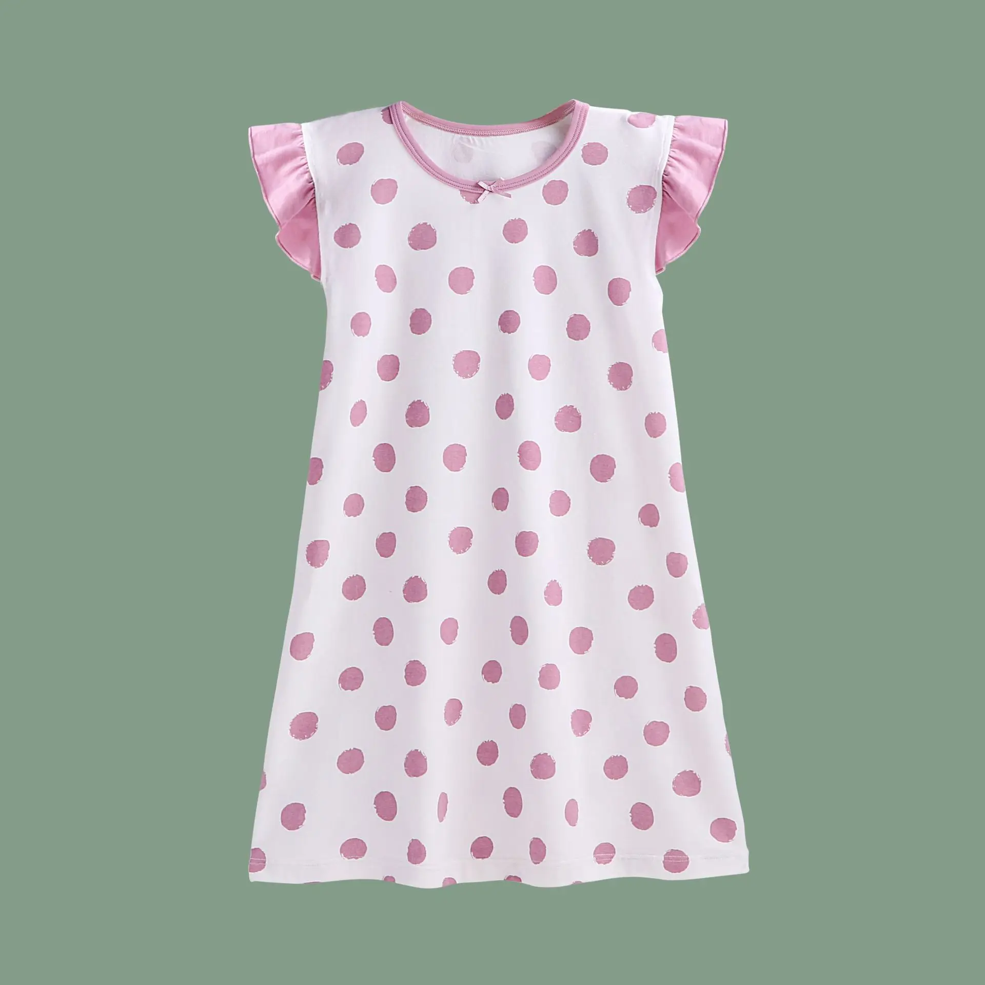 Girls' Striped Nightdress 2024 Summer Small Medium - Image 6