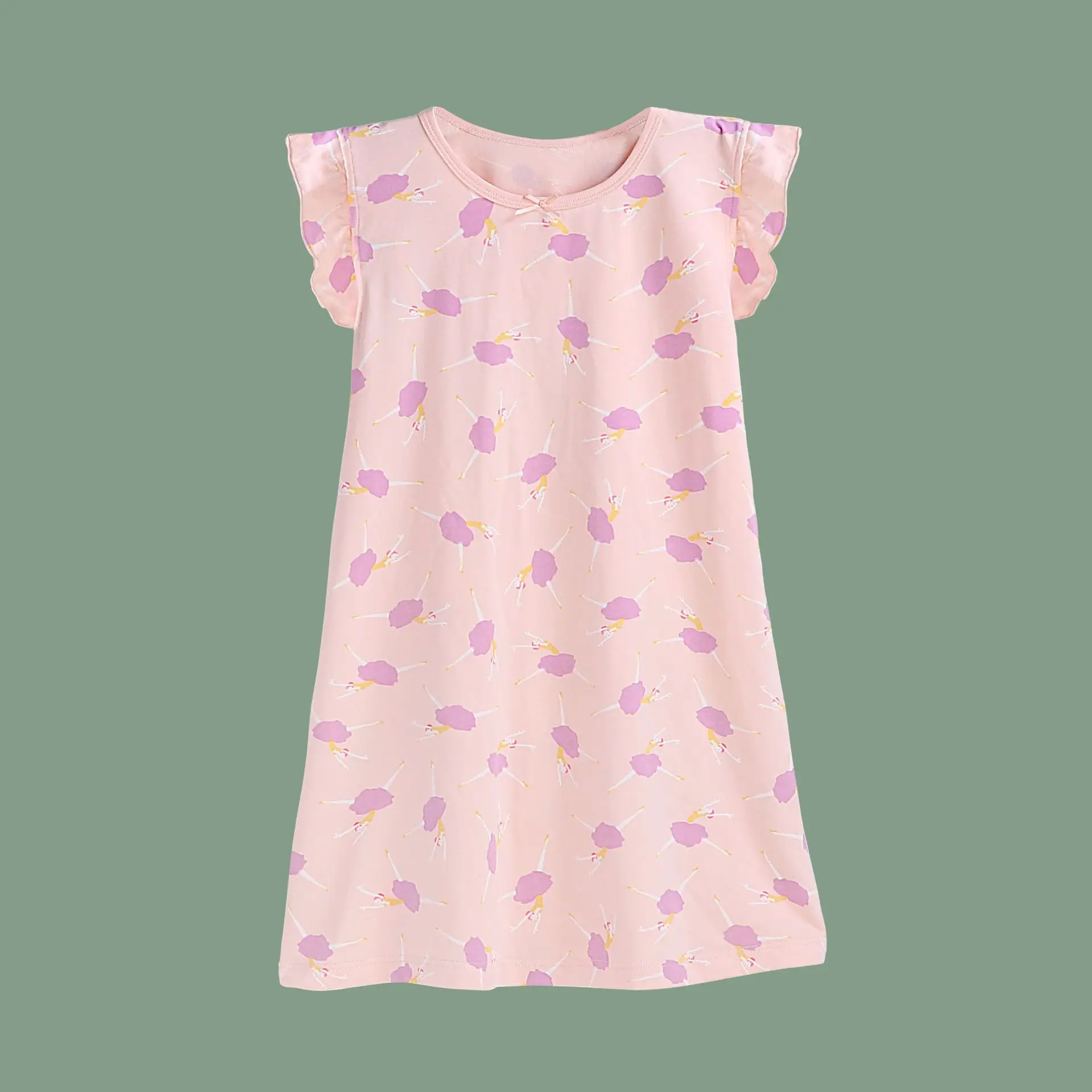Girls' Striped Nightdress 2024 Summer Small Medium - Image 7