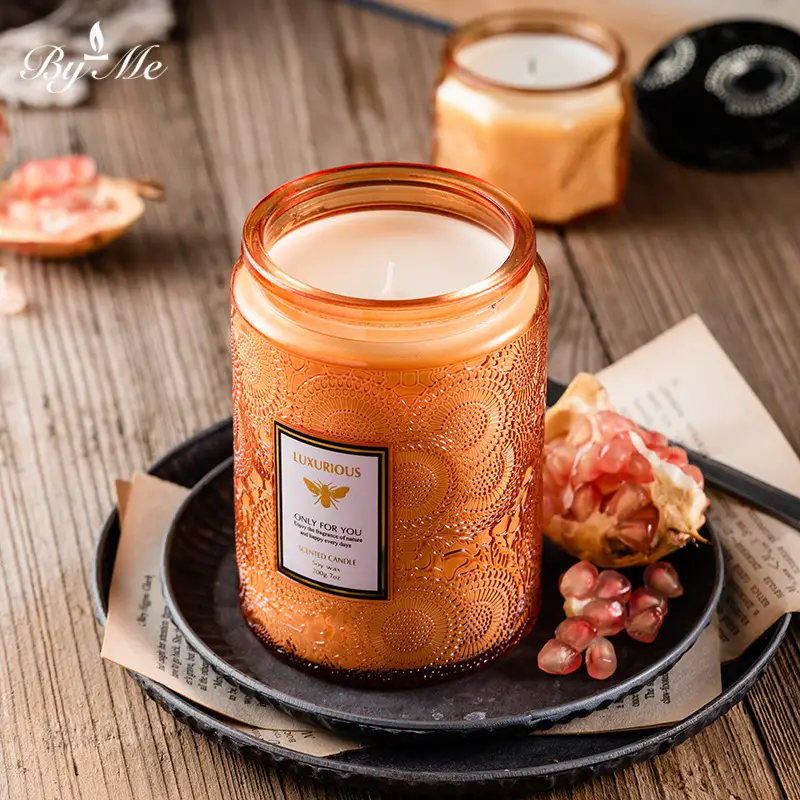 Embossed Aromatherapy Candle Cup, Handmade Soybean Aromatherapy Candle, Smoke-Free High-End Souvenir Aromatherapy Candle, Essential Oil Aromatherapy - Image 19