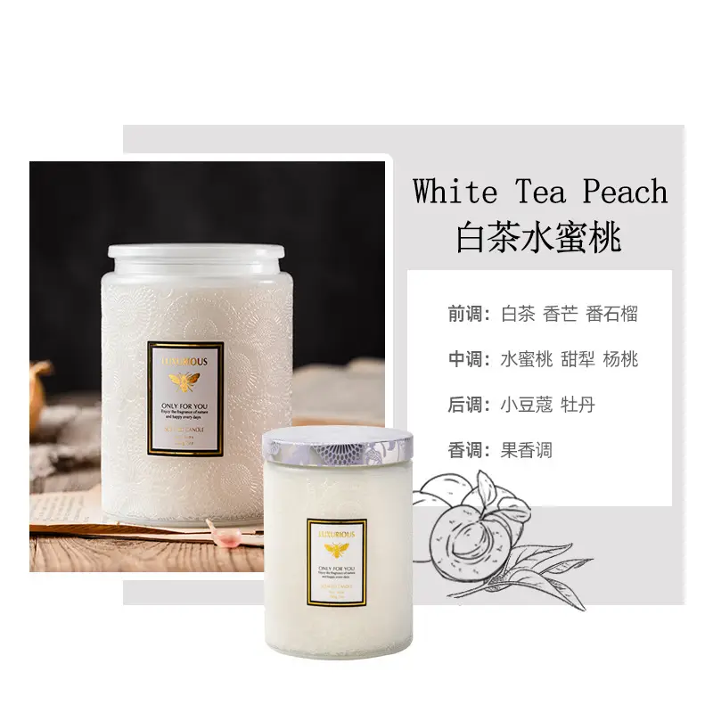 Embossed Aromatherapy Candle Cup, Handmade Soybean Aromatherapy Candle, Smoke-Free High-End Souvenir Aromatherapy Candle, Essential Oil Aromatherapy - Image 13