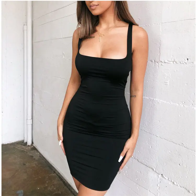 Candy-Colored Bodycon Tank Dress for Women 2021 - Image 6