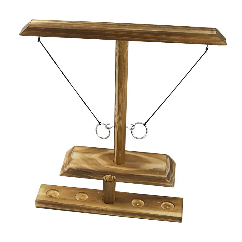 Ring Toss Game Wooden Double Board Toy for Kids - Image 6