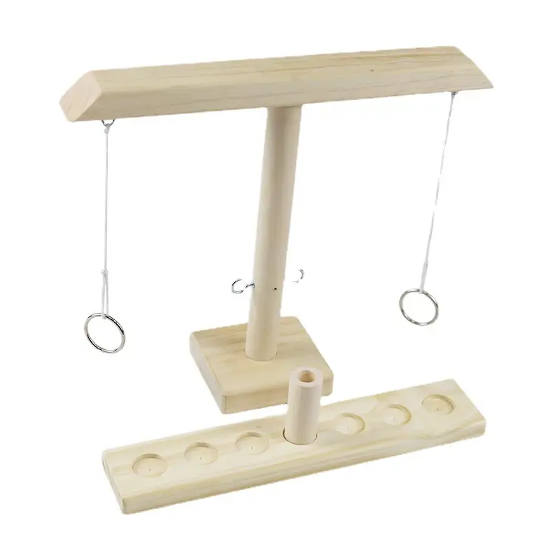 Ring Toss Game Wooden Double Board Toy for Kids - Image 8