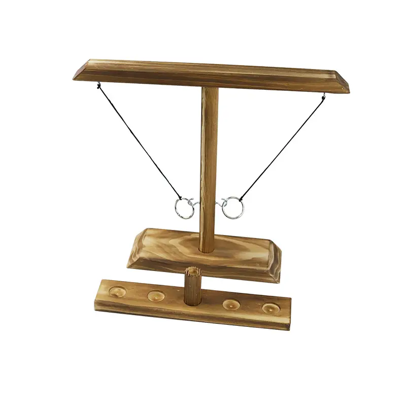 Ring Toss Game Wooden Double Board Toy for Kids - Image 3