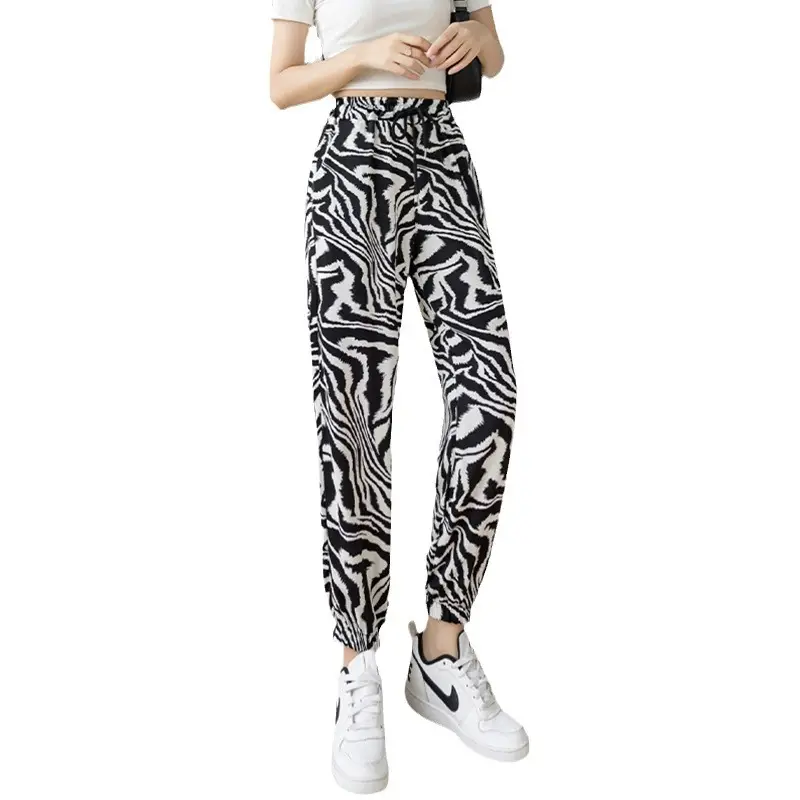 Women Zebra Print High Waist Leggings 2025 - Image 11