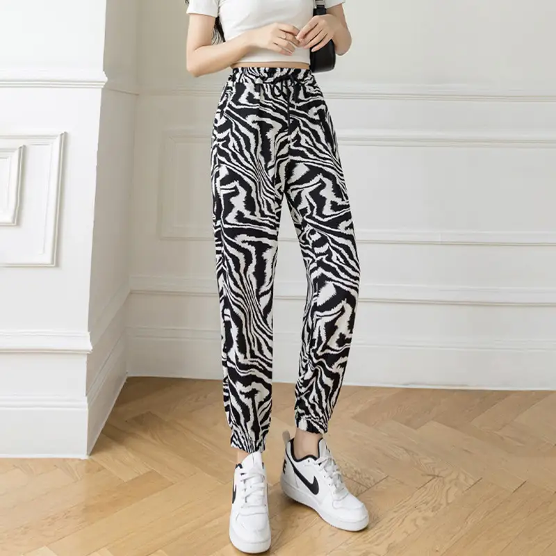 Women Zebra Print High Waist Leggings 2025 - Image 5