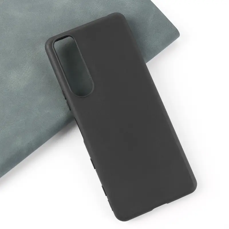Sony Xperia5 Iii Matte Black Tpu Silicone Phone Case — feature 10