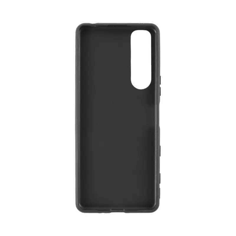 Sony Xperia5 Iii Matte Black Tpu Silicone Phone Case — feature 16