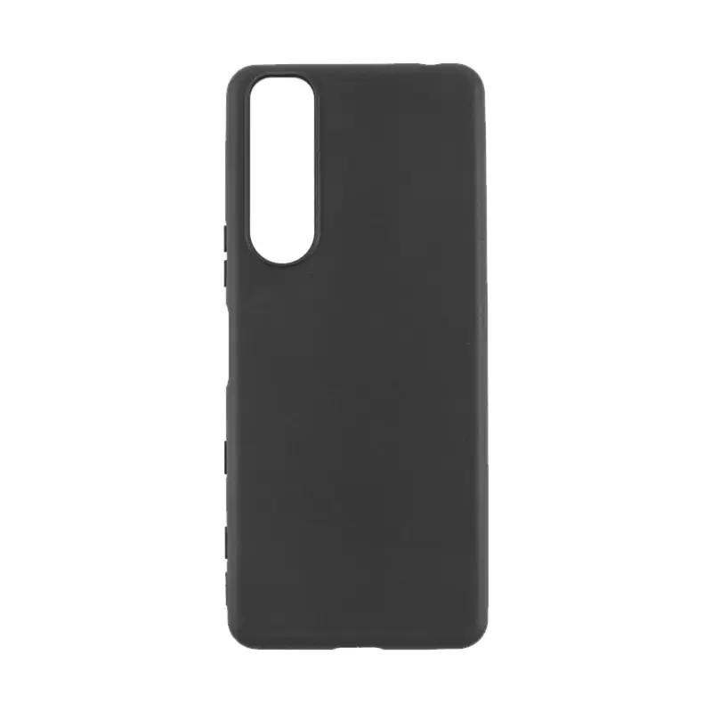 Sony Xperia5 Iii Matte Black Tpu Silicone Phone Case — feature 17