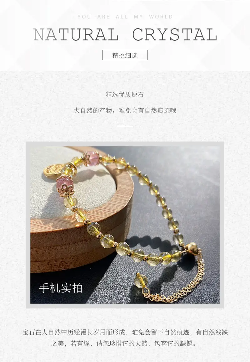 Jingyao Golden Crystal Hair Chains for Women — feature 5