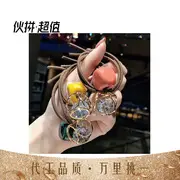 Children's Hair Rings Korea Cute Candy Color Box 10 Small Cartoon Rabbit Love Hair — feature 13