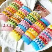 Children's Hair Rings Korea Cute Candy Color Box 10 Small Cartoon Rabbit Love Hair — feature 21