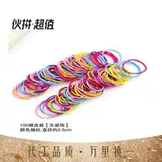 Children's Hair Rings Korea Cute Candy Color Box 10 Small Cartoon Rabbit Love Hair — feature 7