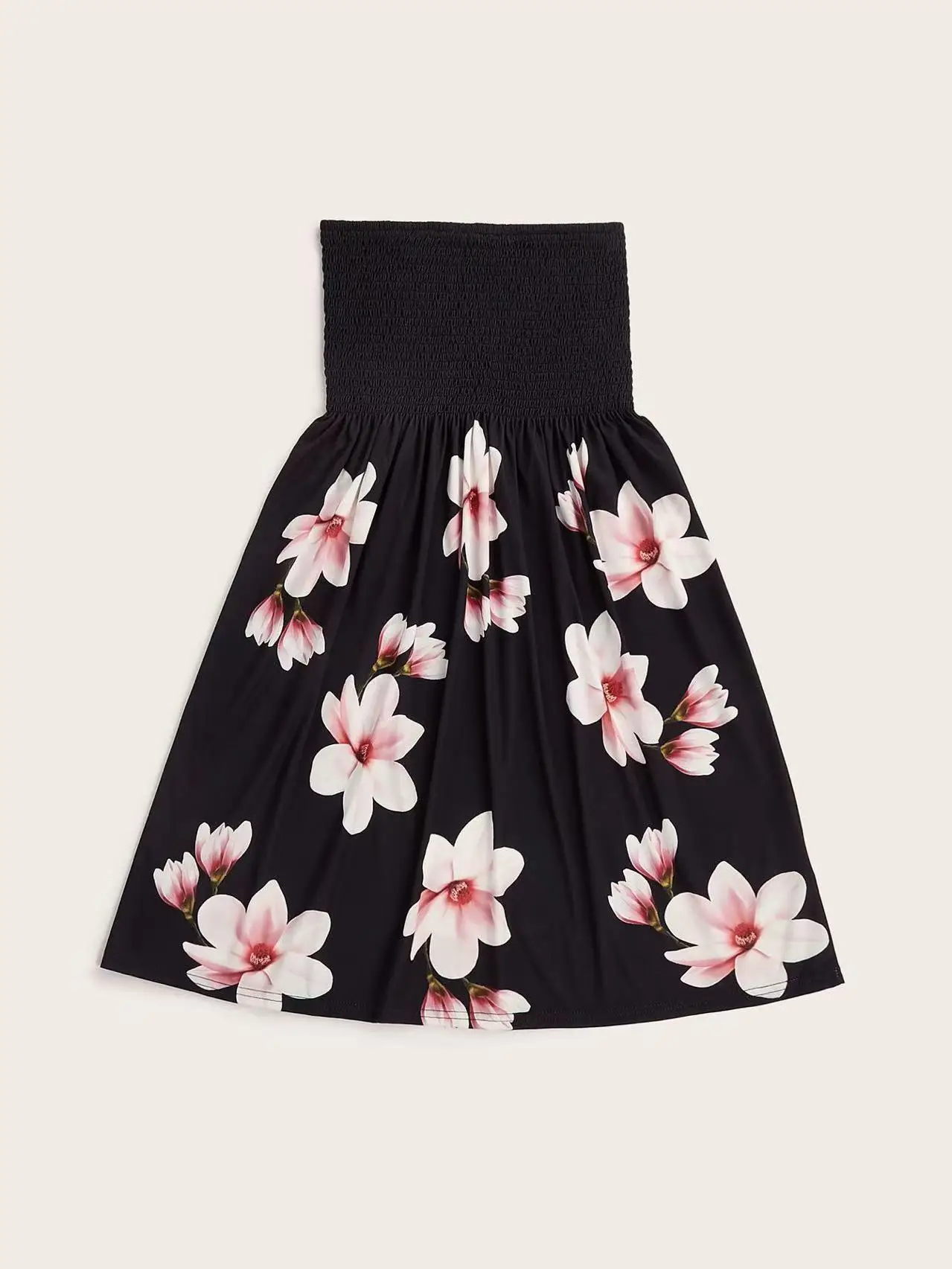 2023 Printed Off-Neck Backless Printed Skirt Set - Image 31