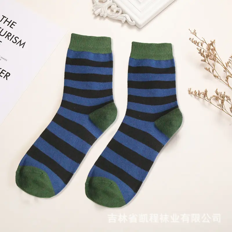 Cross-Border Men's Socks, European and American Style, Personalized Creative Cartoon Men's Socks, Casual Colorful Leather Shoe Factory Men's Socks Wholesale