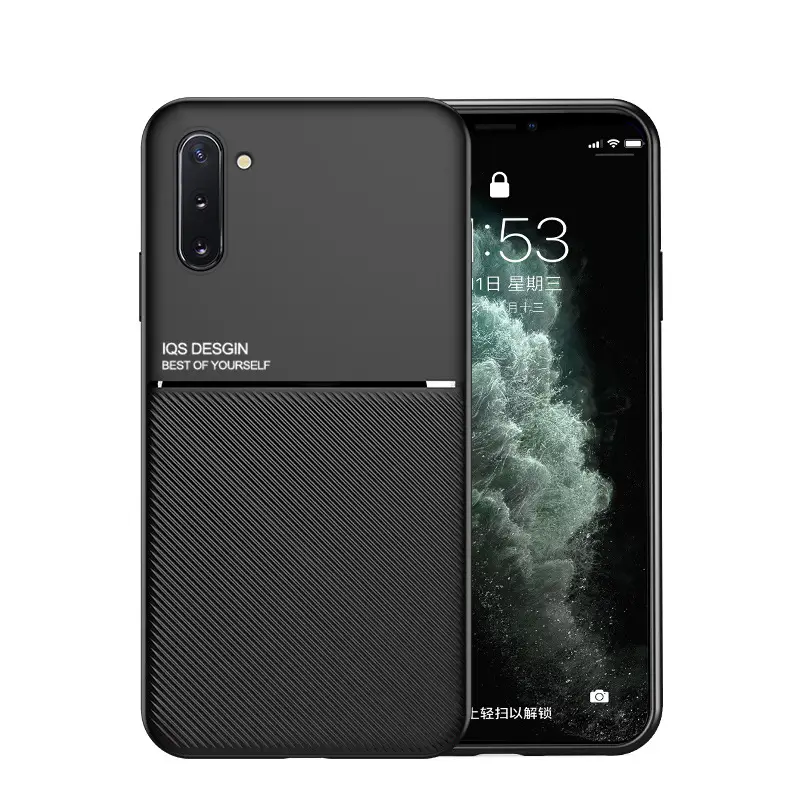 Silicone Phone Case Dark Green Magnetic Protection