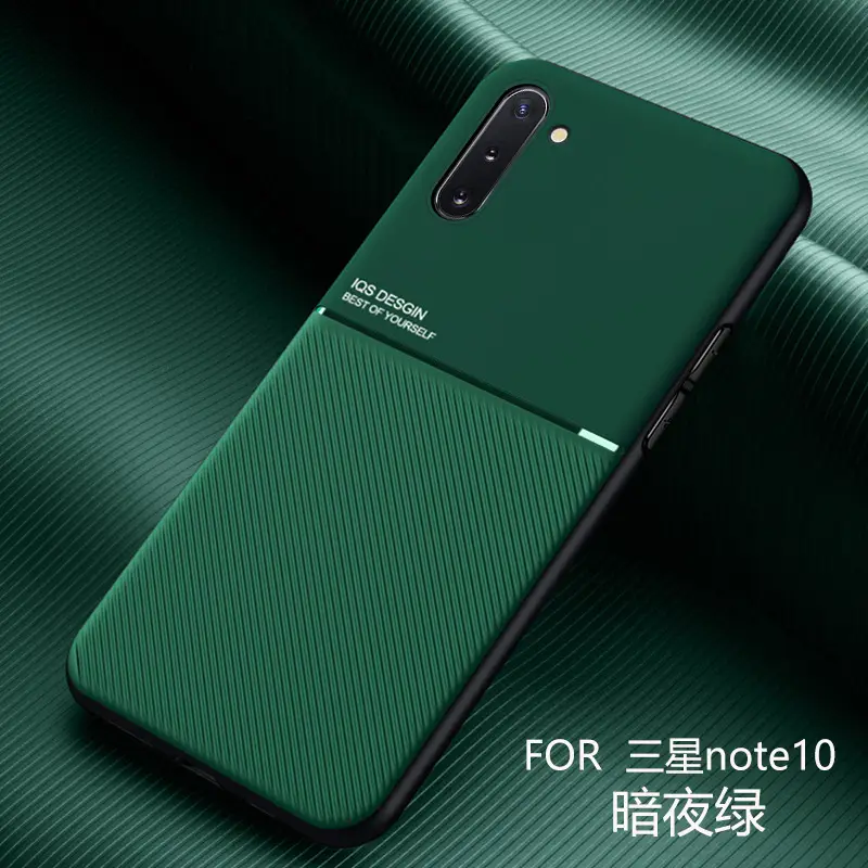 Silicone Phone Case Dark Green Magnetic Protection